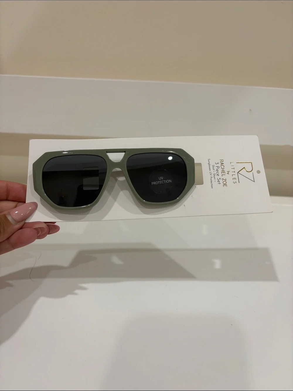 Rize Kids Olive Green Sunglasses - UV Protection